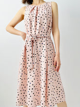 Load image into Gallery viewer, Vintage polka dot pink dress
