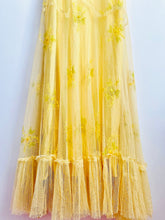 Load image into Gallery viewer, Vintage 1930s tulle lace floral embroidered dress
