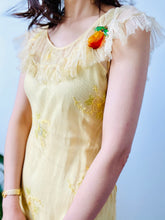 Load image into Gallery viewer, Vintage 1930s tulle lace floral embroidered dress
