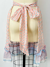 Load image into Gallery viewer, Vintage 1930s pastel floral ruffled apron
