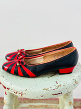 Load image into Gallery viewer, Vintage Bob Baker colorblock flats

