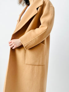 Parisian camel wool coat