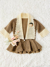 Load image into Gallery viewer, Vintage 1930s Knitted Cardigan Crochet Jacket
