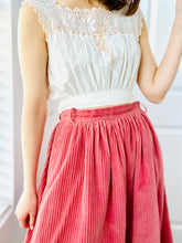 Load image into Gallery viewer, 1910s Edwardian White Crochet Lace Camisole Crop Top Antique Corset Cover
