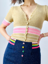 Load image into Gallery viewer, Vintage 1960s pink knit top
