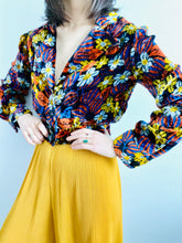 Load image into Gallery viewer, Mustard color mushroom pleated wide leg pants
