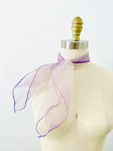 Load image into Gallery viewer, Vintage Ombré Purple Scarf/Bandana
