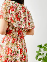 Load image into Gallery viewer, Vintage daisy blossom floral dress

