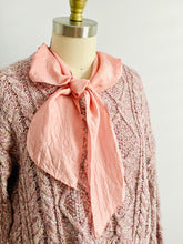 Load image into Gallery viewer, Vintage 1940s Pink Polka Dots Top w Ribbon Ties
