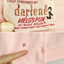 Load image into Gallery viewer, Vintage 1940s pink embroidered cardigan
