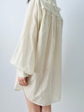 Load image into Gallery viewer, Vintage white cotton Gunne blouse/dress
