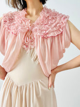 Load image into Gallery viewer, Vintage 1960s pink ruffled lingerie set
