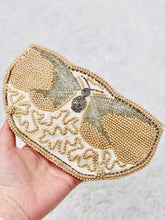 Load image into Gallery viewer, 1940s Pearls Beaded Butterfly Purse Vintage Evening Bag
