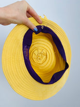 Load image into Gallery viewer, Vintage 1930s yellow sun hat
