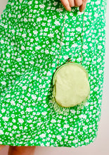 Load image into Gallery viewer, Antique 1920s pastel green beaded flapper bag
