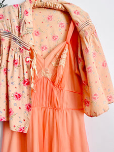 Vintage 1960s pink lingerie slip