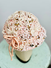 Load image into Gallery viewer, Vintage pastel pink millinery hat

