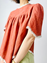 Load image into Gallery viewer, Vintage 1970s top with lady portrait
