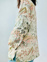 Load image into Gallery viewer, Vintage Asian Floral Embroidered Damask Jacket

