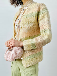 Vintage 1960s pastel colors sweater