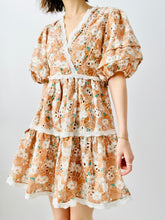Load image into Gallery viewer, Pastel daisy floral embroidered dress
