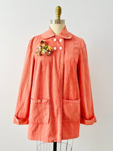 Load image into Gallery viewer, Vintage 1940s pink chore jacket
