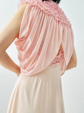 Load image into Gallery viewer, Vintage 1960s pink ruffled lingerie set
