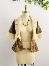 Load image into Gallery viewer, Vintage 1930s Knitted Cardigan Crochet Jacket
