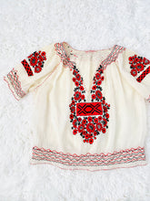 Load image into Gallery viewer, Vintage 1930s Hungarian Embroidered Peasant Blouse
