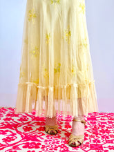Load image into Gallery viewer, Vintage 1930s tulle lace floral embroidered dress
