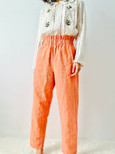 Load image into Gallery viewer, Vintage pastel paper bag waist pants
