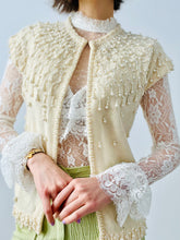 Load image into Gallery viewer, Vintage 1950s pearl beaded vest
