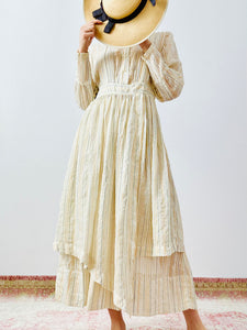 Antique 1910s Edwardian dress set