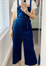Load image into Gallery viewer, Vintage denim wide leg overalls

