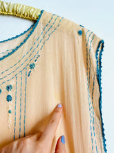 Load image into Gallery viewer, Vintage 1920s embroidered dress lingerie gown
