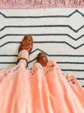 Load image into Gallery viewer, Vintage brown embroidered leather sandals
