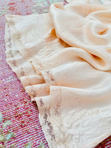Reserved -Vintage 1930s pink satin lingerie dress
