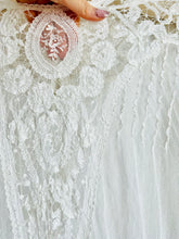 Load image into Gallery viewer, Antique 1910s Edwardian tulle lace dress
