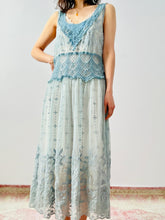Load image into Gallery viewer, Vintage 1920s style lace dress

