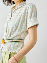 Load image into Gallery viewer, Vintage 1940s pastel top
