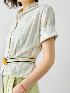 Vintage 1940s pastel top