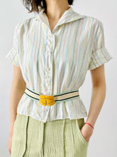 Load image into Gallery viewer, Vintage 1940s pastel top
