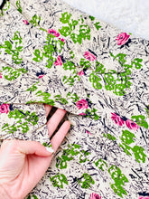 Load image into Gallery viewer, Vintage 1940s rayon floral dress As Is
