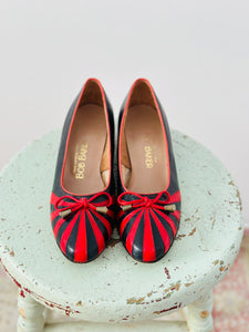 Vintage Bob Baker colorblock flats