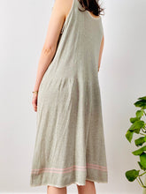 Load image into Gallery viewer, Vintage 1920s NRA slip dress with pink stripes
