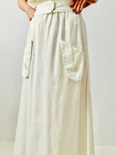 Load image into Gallery viewer, 1910s Edwardian cotton skirt with pockets
