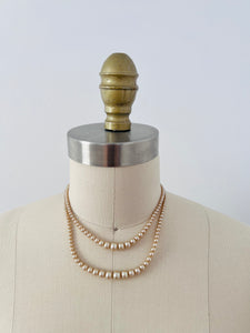 Vintage faux pearl choker