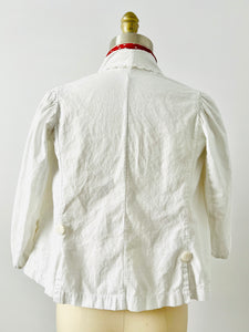 Antique 1910s cotton bolero top
