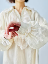 Load image into Gallery viewer, Vintage white cotton Gunne blouse/dress
