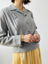 Load image into Gallery viewer, Vintage 1940s gray jacket
